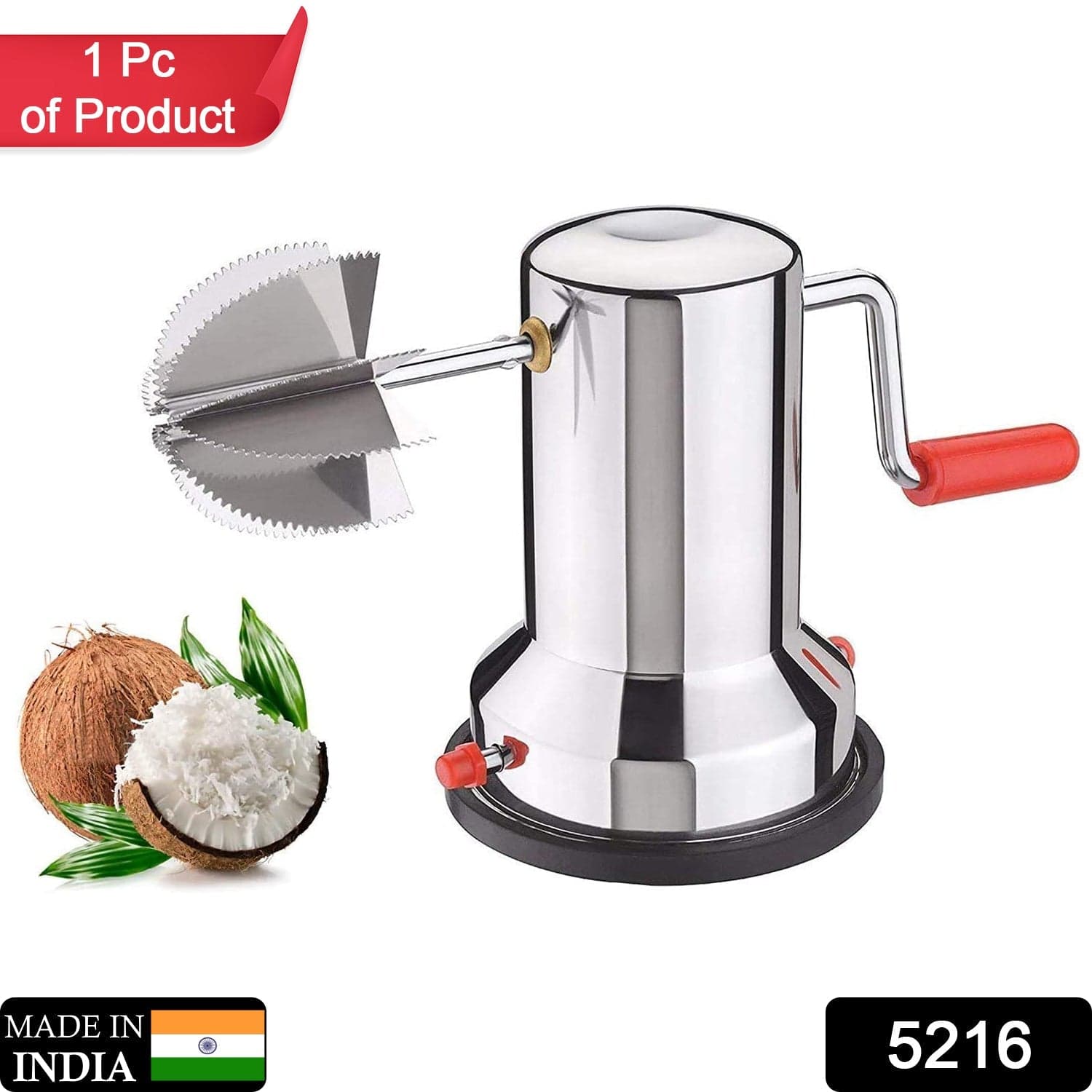 Coconut scrapers Machine Manual Steel For Home & Kitchen Use thumbnail 2