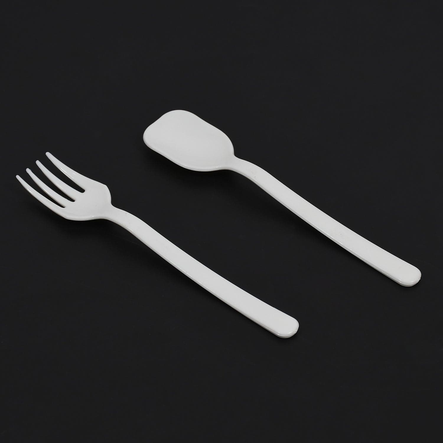 Plastic Forks & Spoon Cutlery-Utensils, Parties, Dinners, Catering Services, Family Gatherings ( Pack Of 2) thumbnail 1