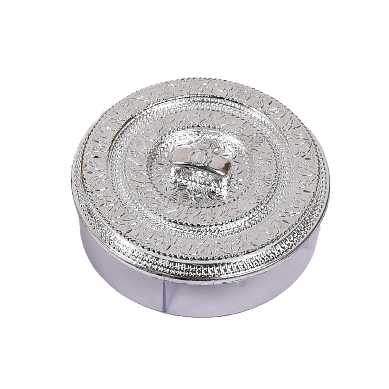 Round Smiley Multi Purpose 4 Compartment Box For Home & Kitchen Use thumbnail 5