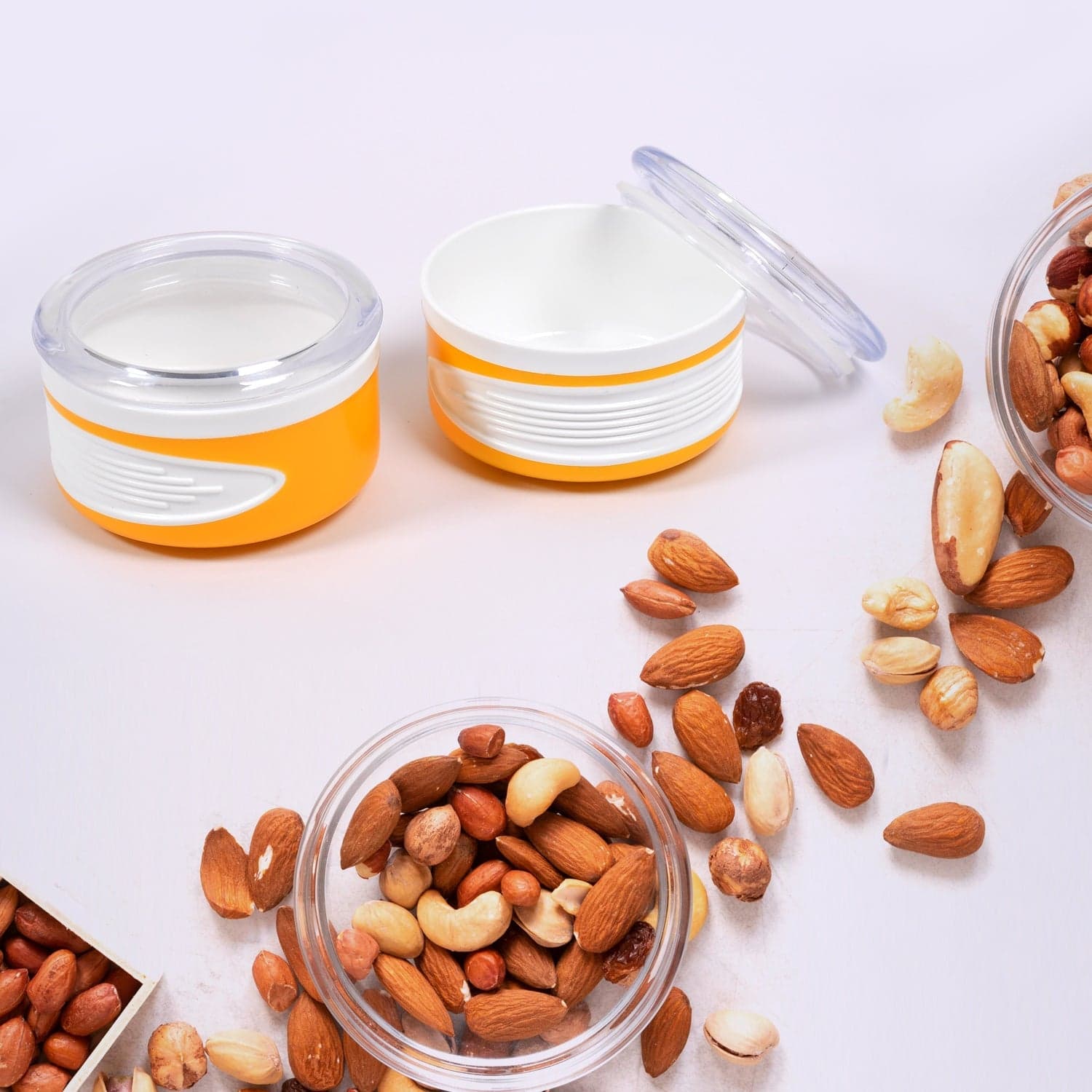 Airtight Plastic Storage Container Set (2 pieces, 550ml) thumbnail 5