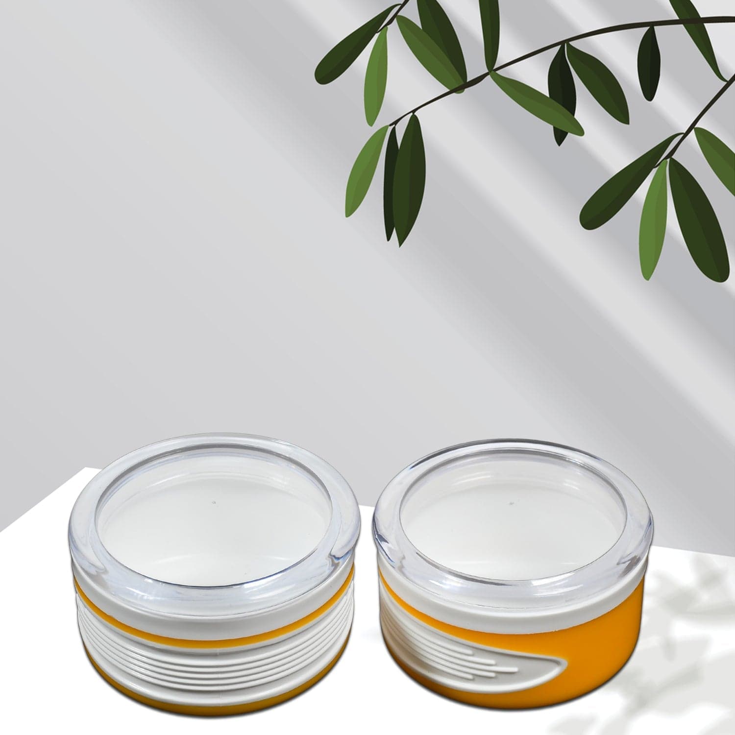 Airtight Plastic Storage Container Set (2 pieces, 550ml) thumbnail 7