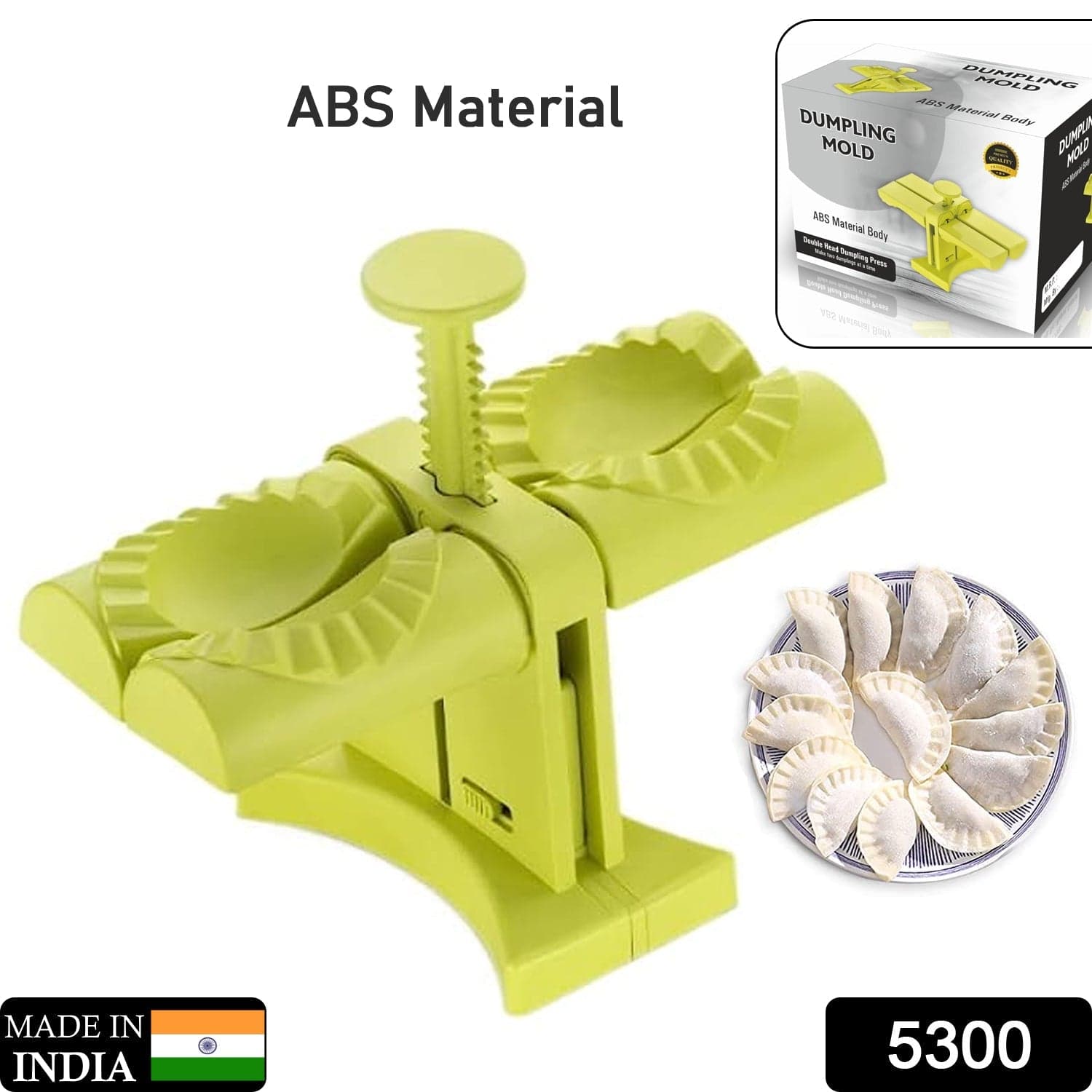 Double Head Dumpling Maker Mold Of Easy Tool For Making Dumplings thumbnail 2