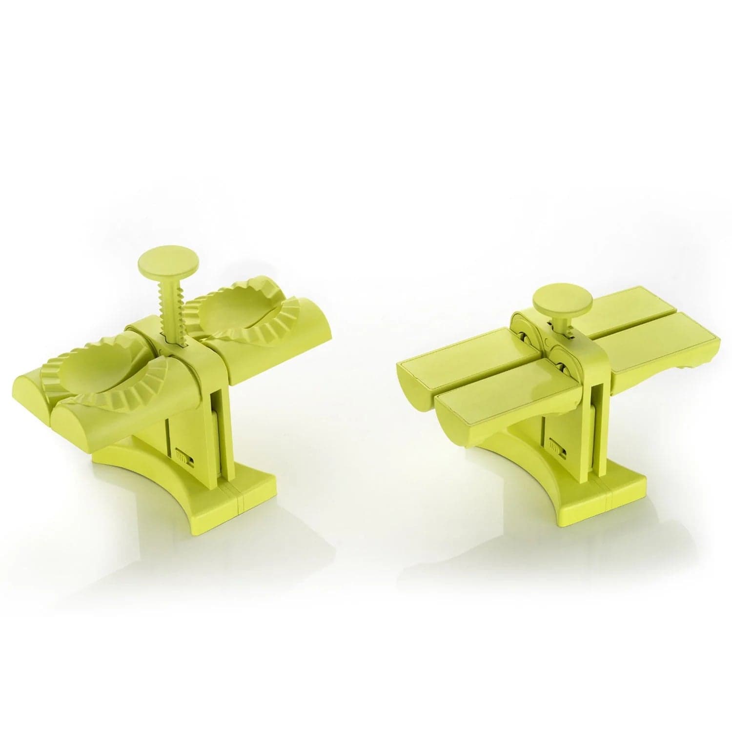 Double-Head Dumpling Maker Mold of Press Two Dumplings at Once (Brown Box) thumbnail 3