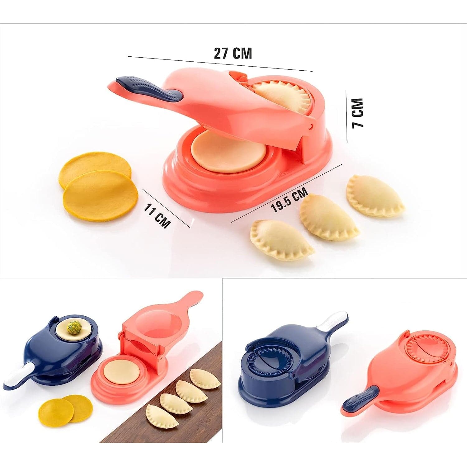 2-in-1 Dumpling Skin Press Mould for Gujiya thumbnail 5