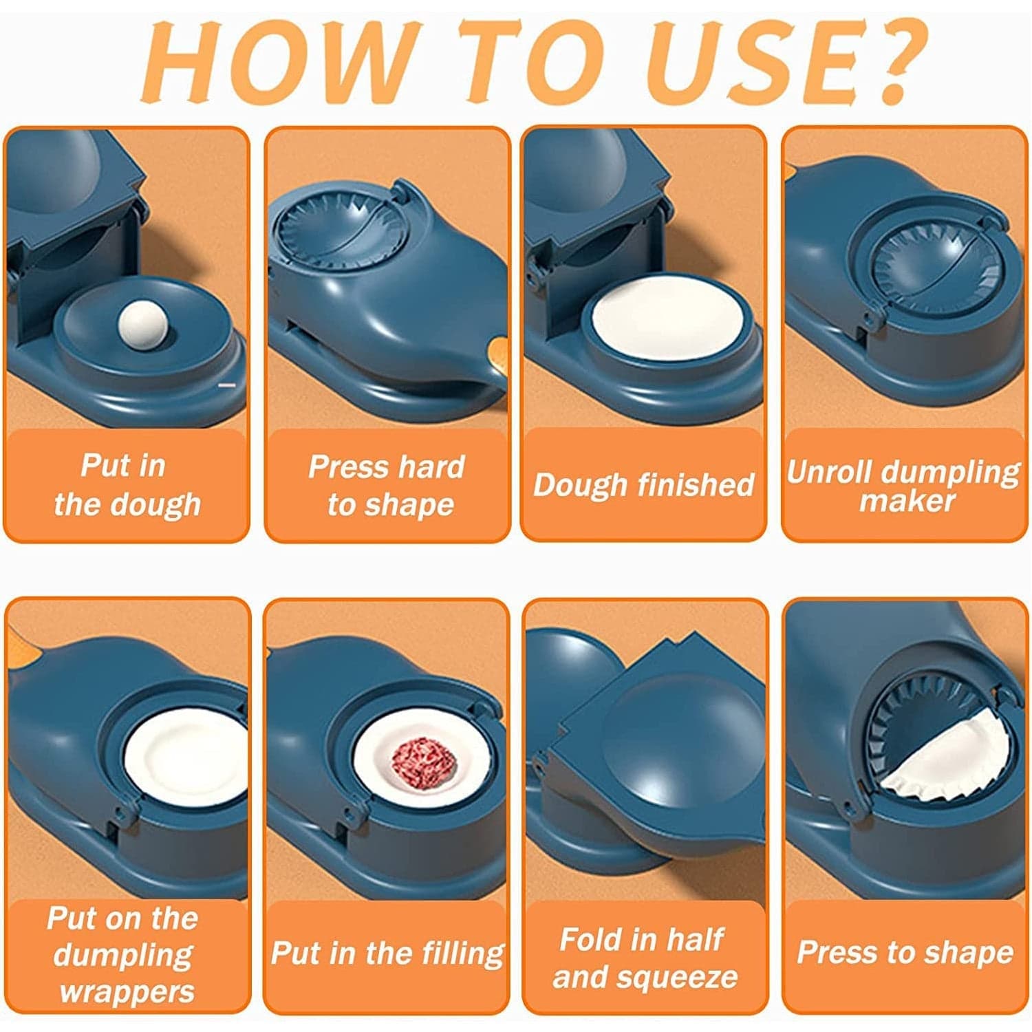 2-in-1 Dumpling Skin Press Mould for Gujiya thumbnail 7