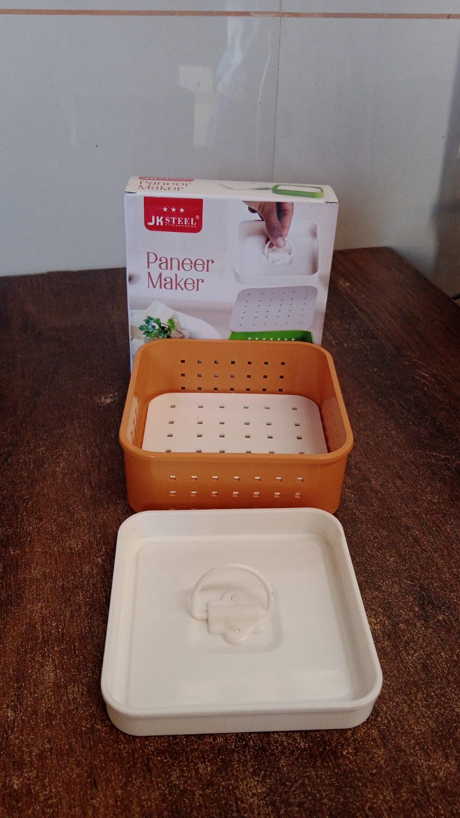 Square Shape Paneer Maker with Lid, Tofu & Sprouts Mould thumbnail 7