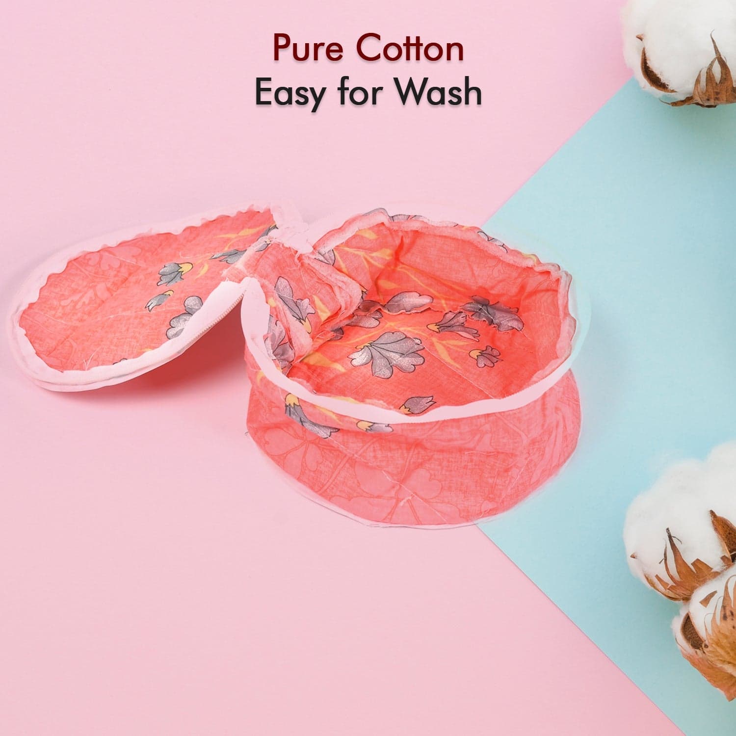 Hot Chapatti Washable Cotton Cloth Casserole Box thumbnail 4