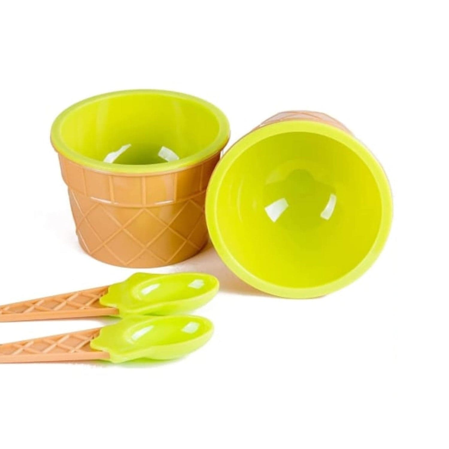 Ice Cream Waffle Bowl Set with Spoon of 2 Units thumbnail 4