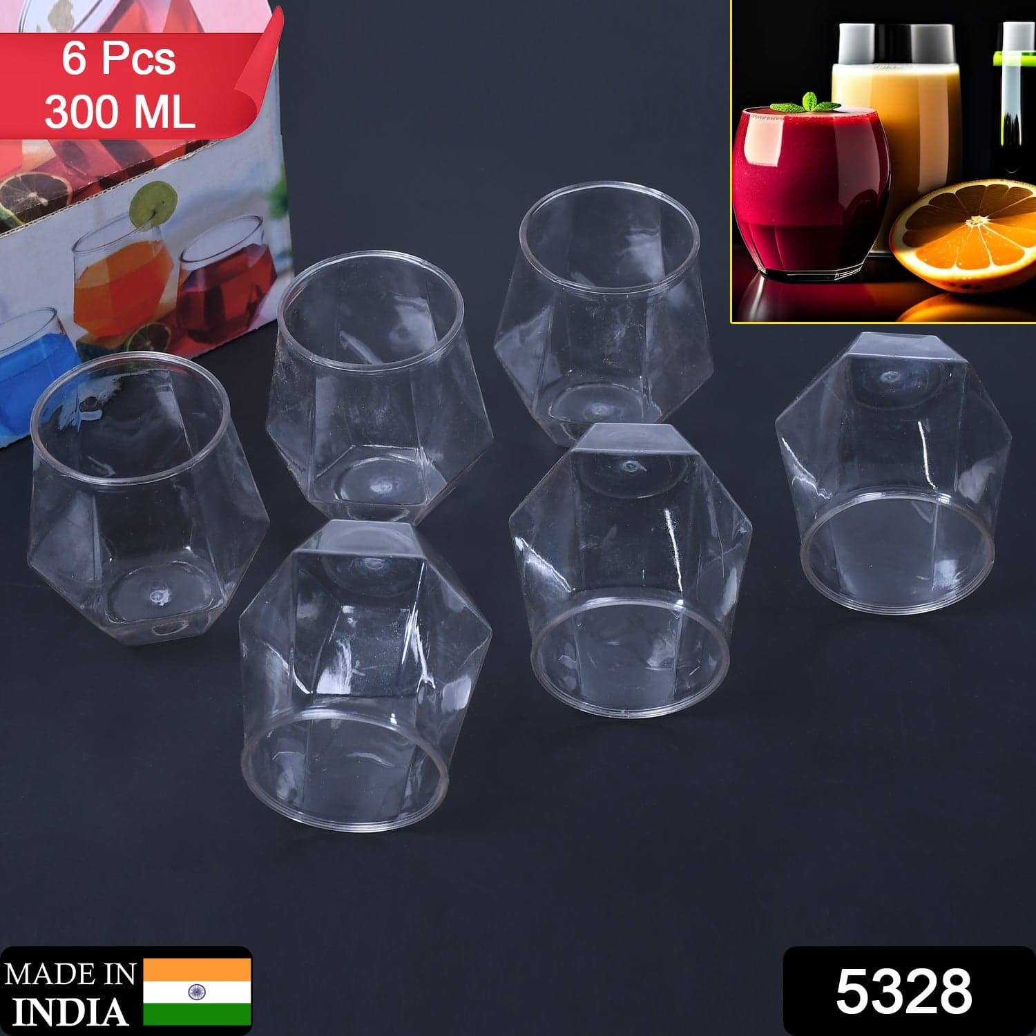 Premium Transparent Pilsner Glasses thumbnail 2