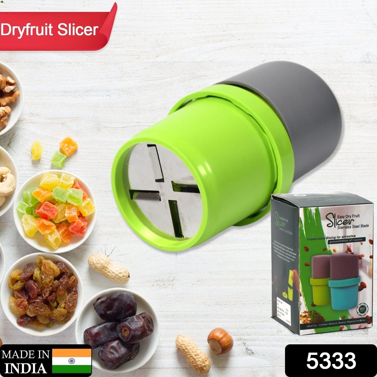 Plastic Dry Fruit And Paper Mill Grinder Slicer - 3-In-1 Blade For Chocolate And Butter thumbnail 2