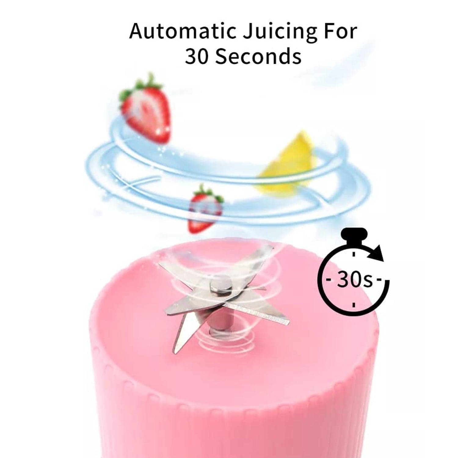BLENDER PORTABLE JUICER FOR SMOOTHIE 420 ML Multicolour thumbnail 5