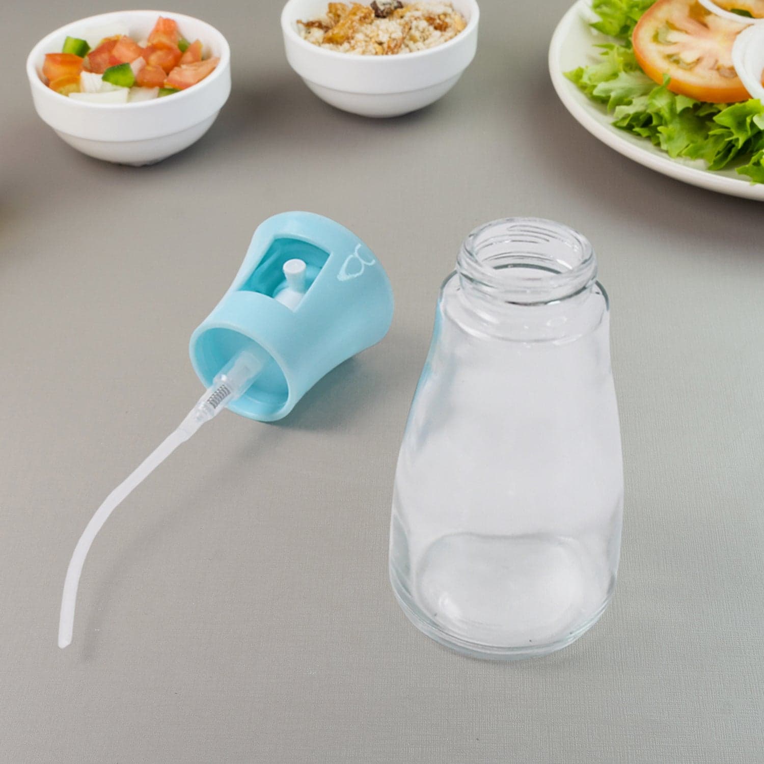 Oil Dispenser Bottle, Oil And Vinegar Cruet, Oil Sprayer Dispenser, Olive Oil Dispenser 170 Ml Mist Oil Spray Bottle For Cooking With Plastic thumbnail 9