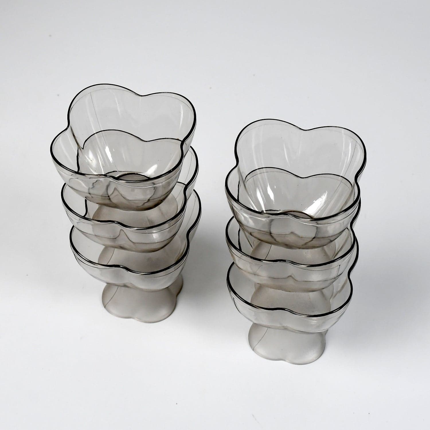 Serving Dessert Bowl Set - 6pcs Ice Cream, Salad, and Fruit Bowls (Brown Box) thumbnail 7