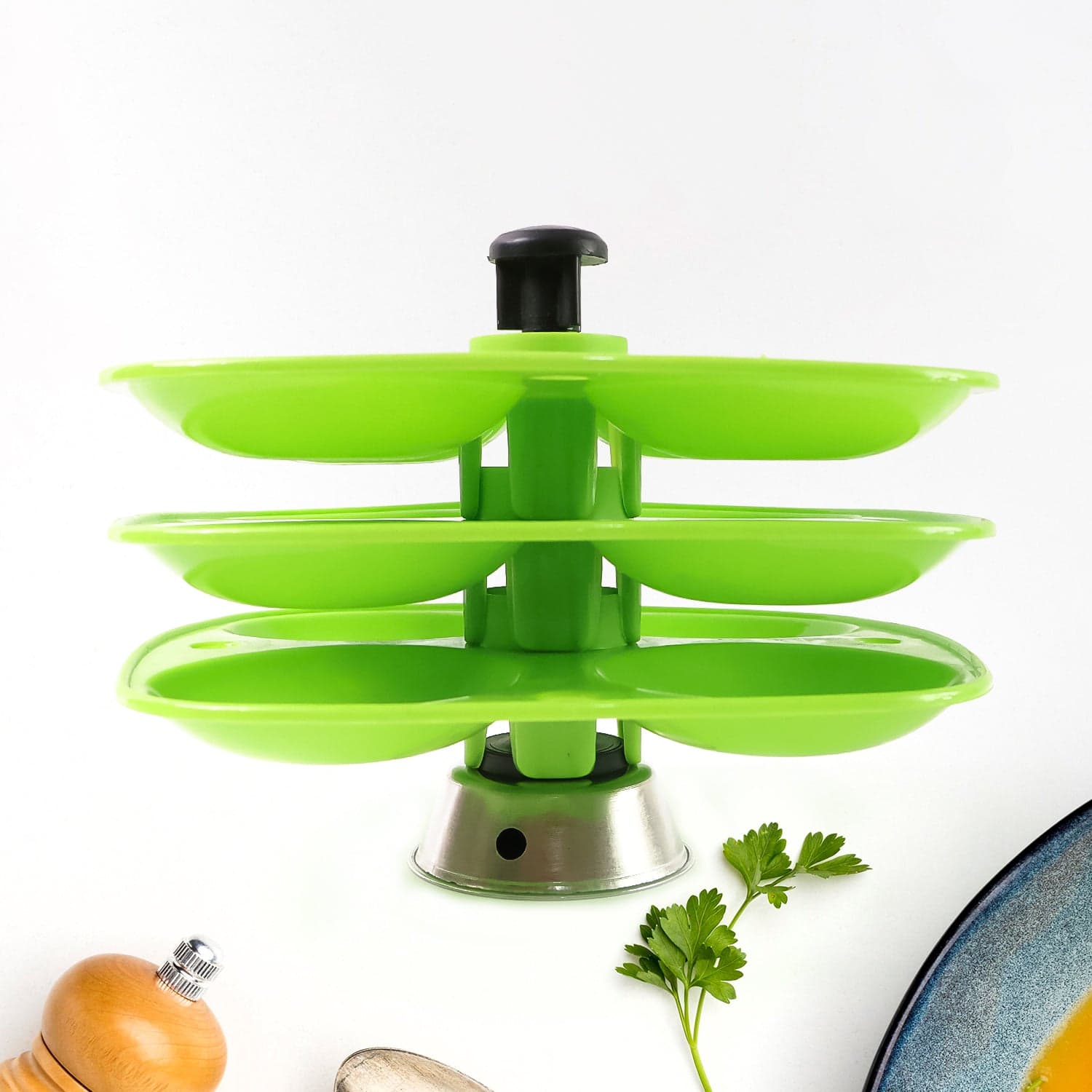 3 Layer Idli Stand for Holding and Serving Idlis (Household Kitchen Use) thumbnail 3