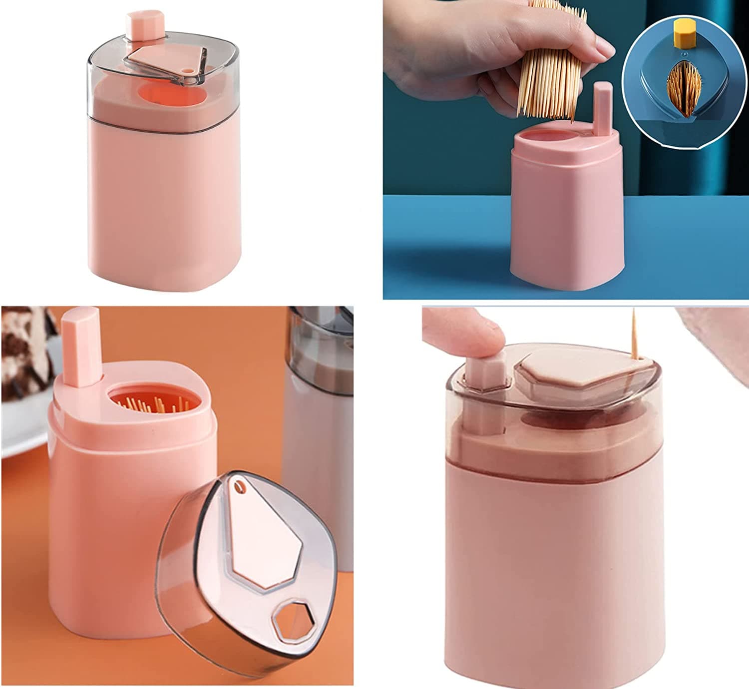 Toothpick Holder Dispenser, -Up Automatic Toothpick Dispenser, Toothpick Storage Box thumbnail 3
