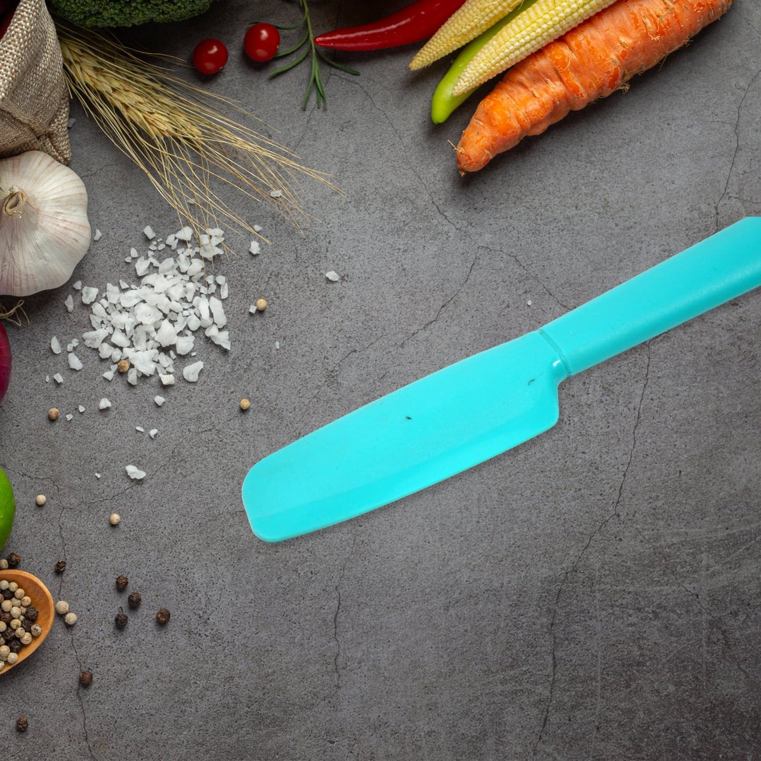 SILICON NON-STICK HEAT RESISTANT KITCHEN Spatula Butter Knife Non-Stick Flexible Rubber Scrapers thumbnail 5