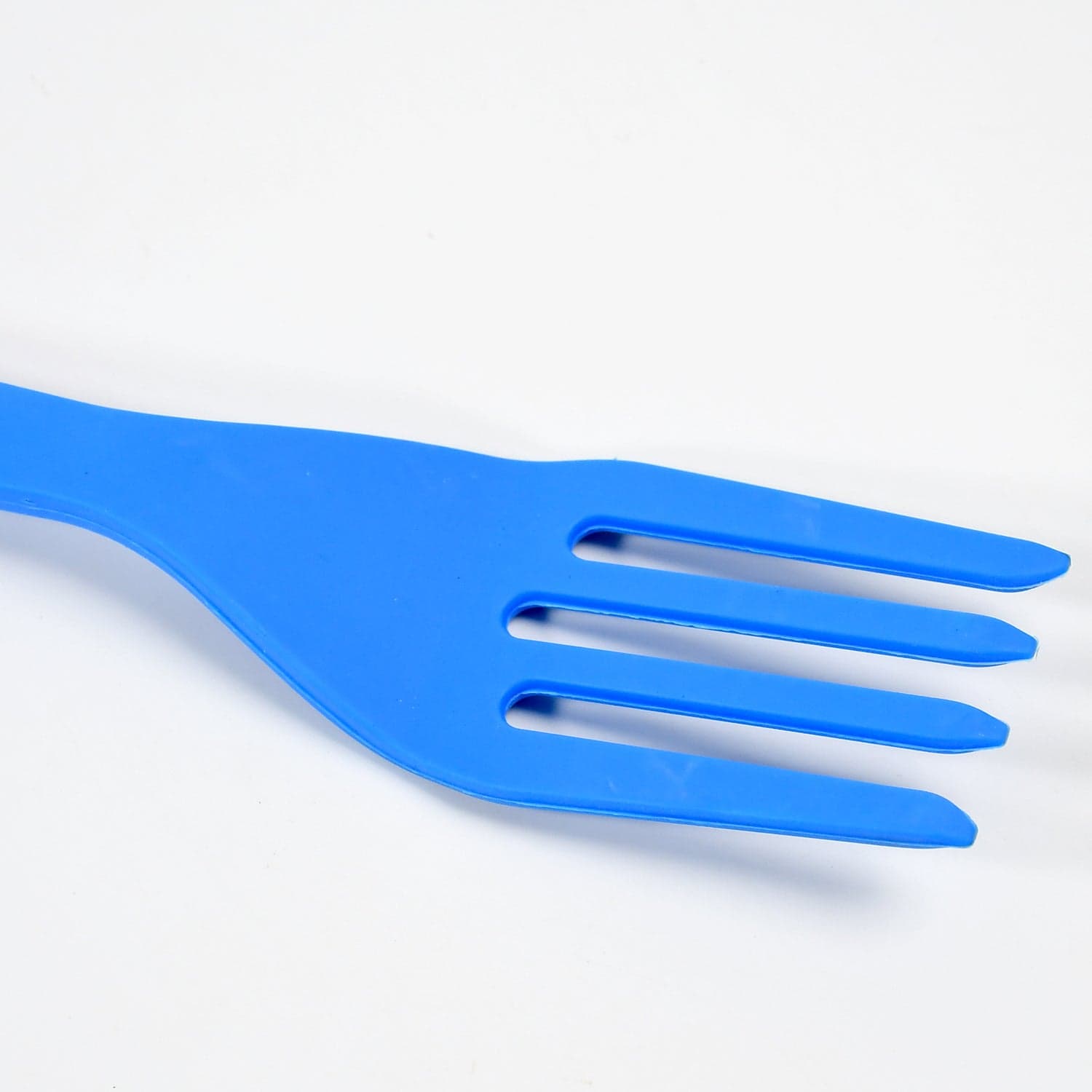 BENDABLE KIDS SILICONE HANDLE FORK | CHILDREN PLASTIC BABY FORK ( 1pc ) thumbnail 3
