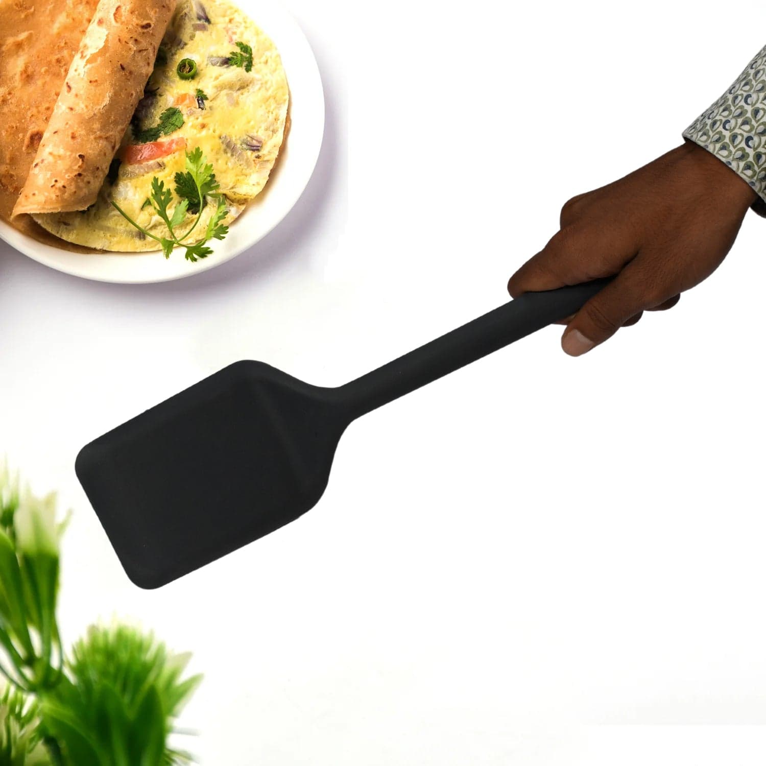 Cutlery Kitchen Set Dessert Serving Spatulas-Premium Nylon Turner and Flipper thumbnail 5