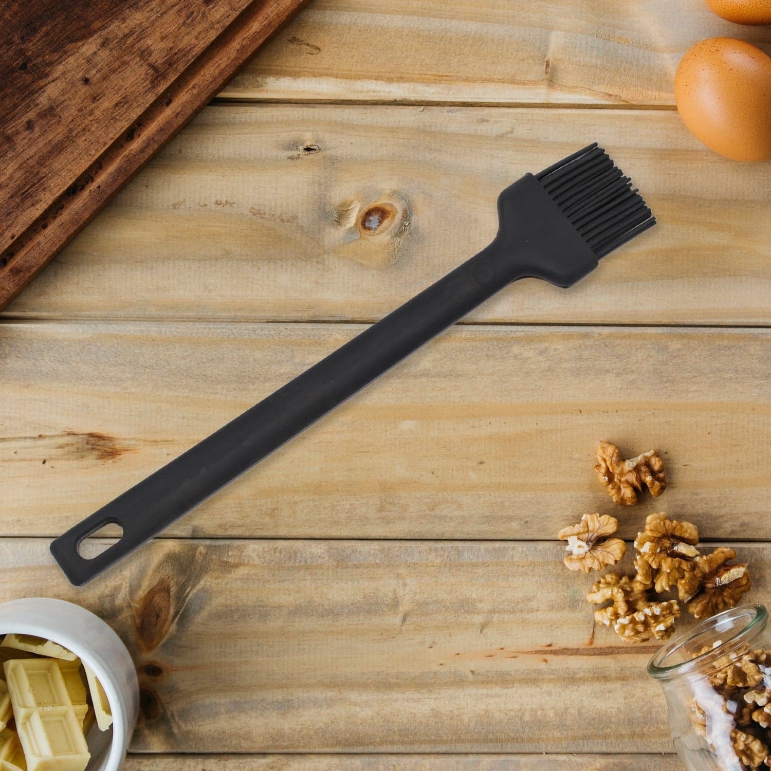 Silicone BBQ Basting & Baking Brush for Cooking, Pastry, Bread & Grill thumbnail 1