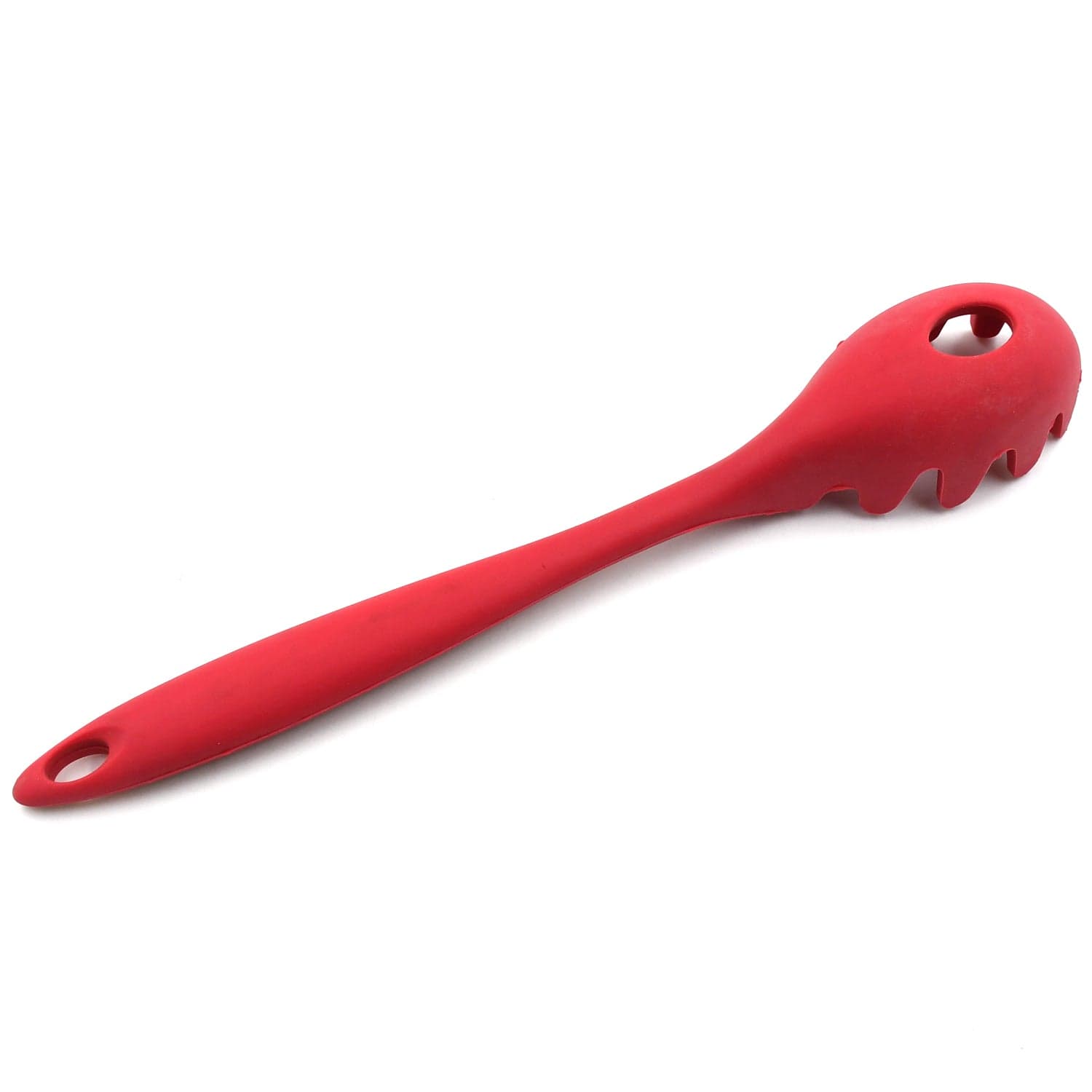 Pasta Fork Silicone Cookware Spaghetti Strainer Server Spoon no Hurt The Pot High Temperature Resistant Nonslip. thumbnail 4
