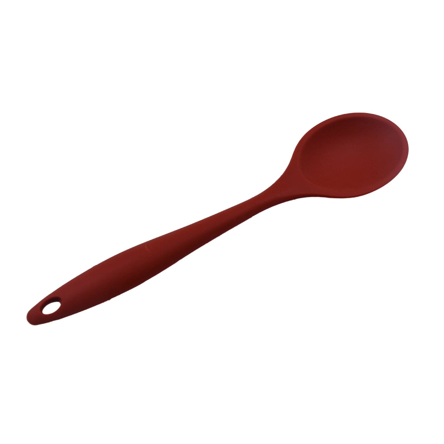 HEAT RESISTANT SILICONE BASTING SPOON NON-STICK SPOON HYGIENIC SOLID COATING COOKWARE KITCHEN TOOLS (27CM) thumbnail 4
