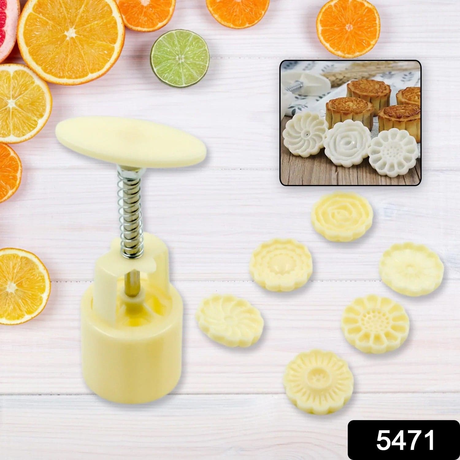 Mooncake Mold with 6 Stamps (1 Set) thumbnail 2