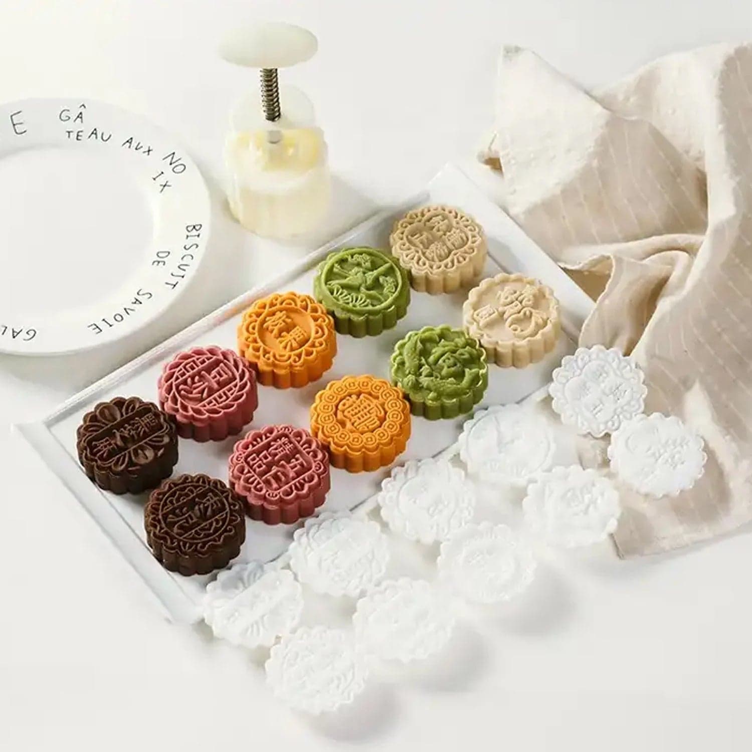 Mooncake Mold with 6 Stamps (1 Set) thumbnail 4