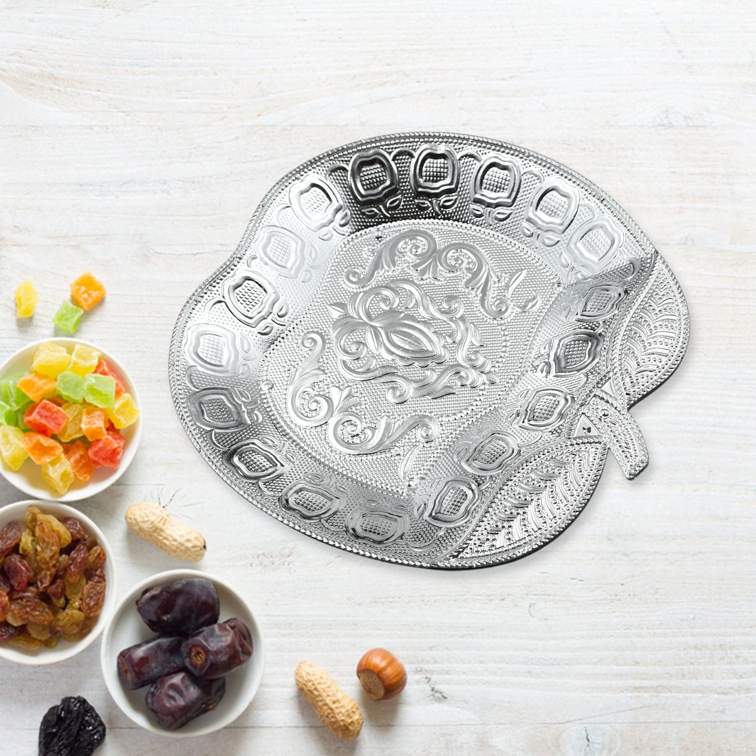 Fancy Mukhwas & Dry Fruit Serving Tray (1 Pc Set) thumbnail 1