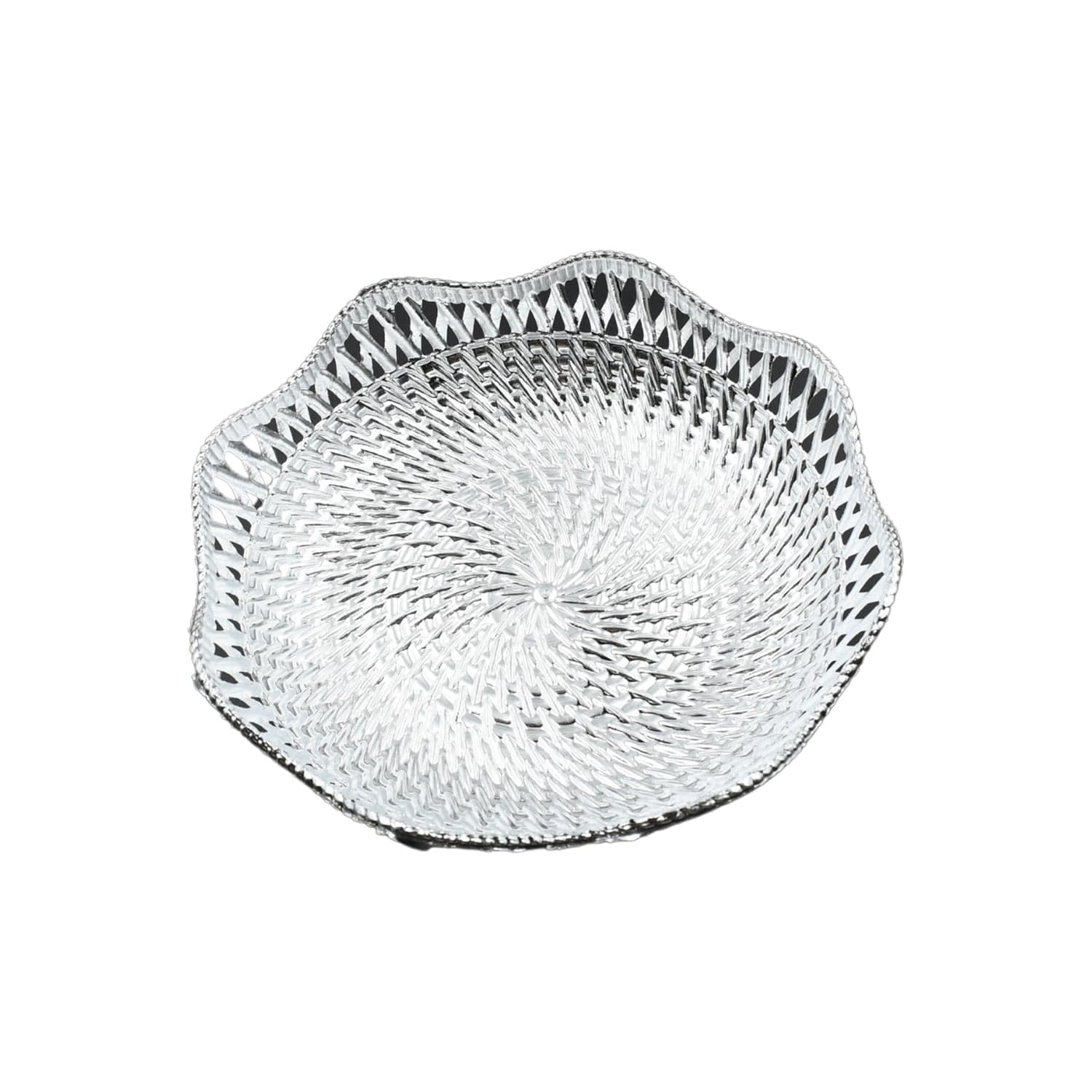 Round Traditional Multipurpose Mukhwas Serving Tray of Decorative Platters (1 Pc) thumbnail 4