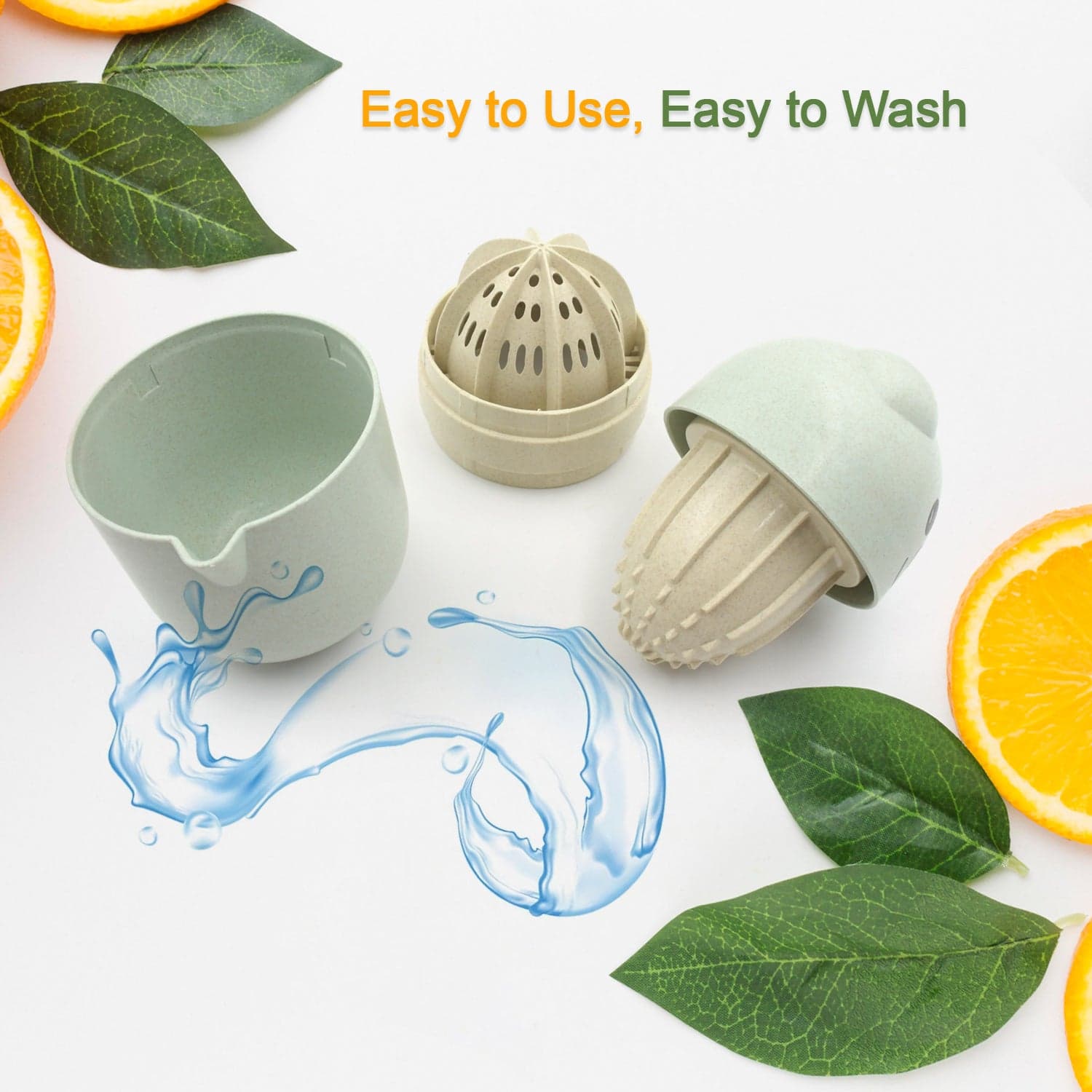 Manual Citrus Juicer (Portable & Food-Grade Plastic, 1 Pc thumbnail 6