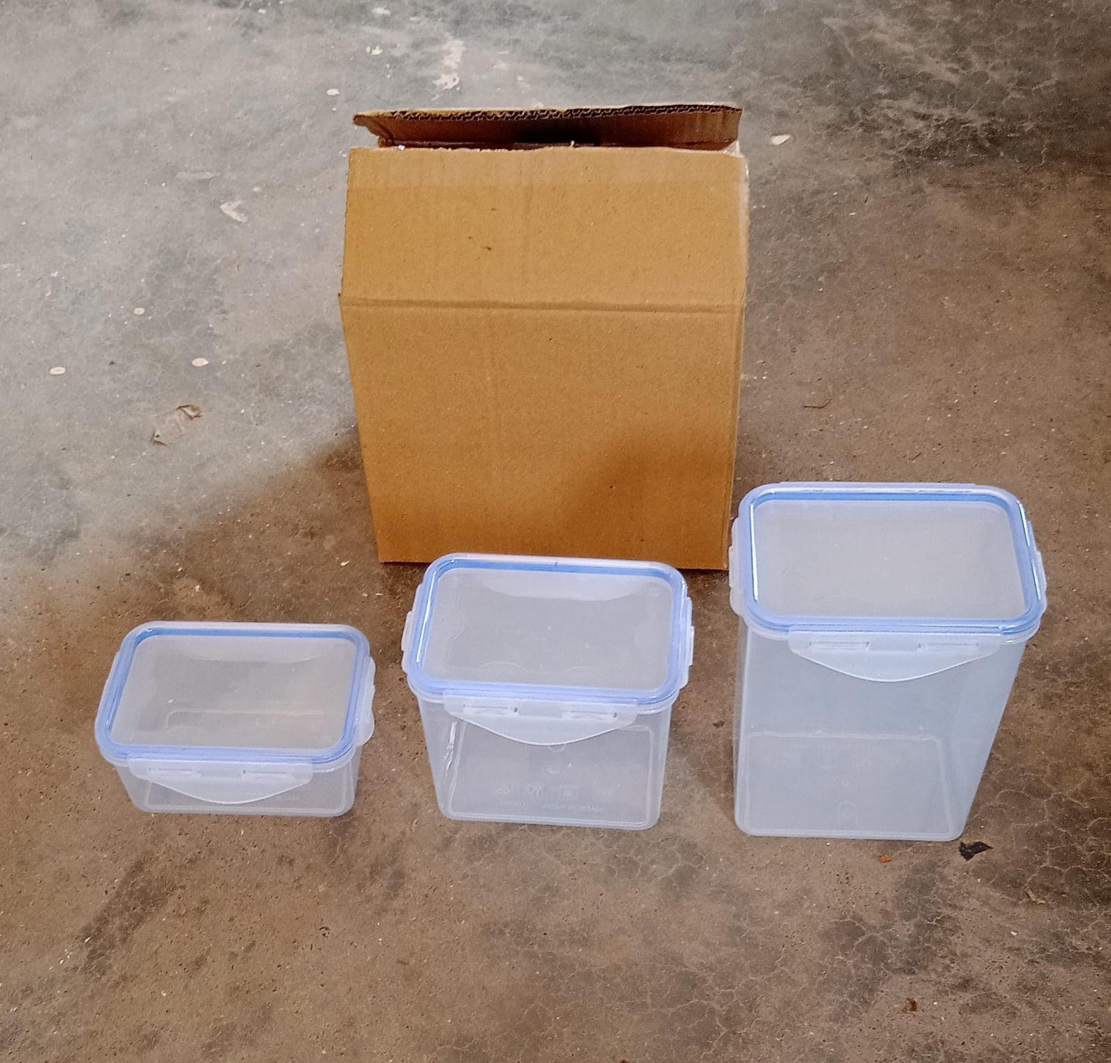 Kitchen Storage Container Set With Food Grade Plastic And Air Seal Lock Lid For Storage Of Grocery thumbnail 8
