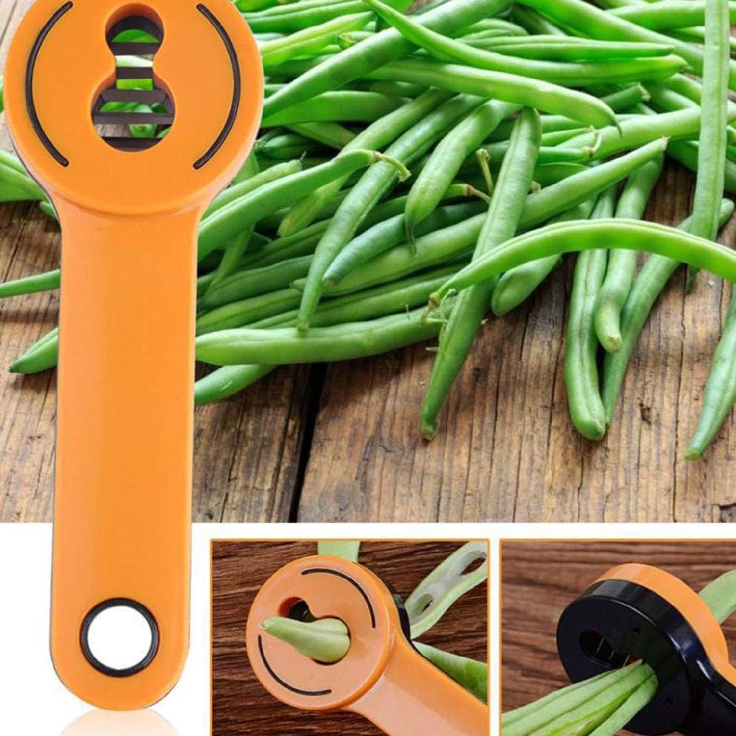 Bean Slicer Cutter Stringer Remover (1Pc) thumbnail 6