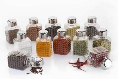 All New Square 16 Bottle Design 360 Degree Revolving Spice Rack Container Condiment thumbnail 4