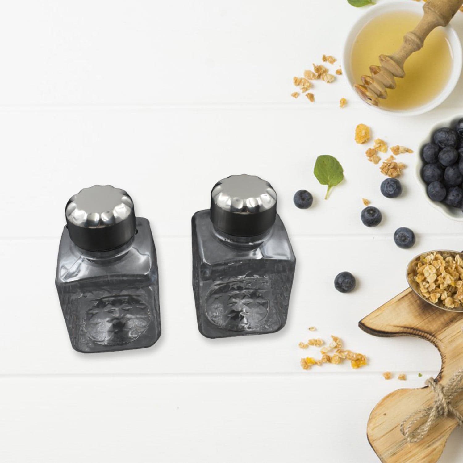 All New Square 16 Bottle Design 360 Degree Revolving Spice Rack Container Condiment thumbnail 5