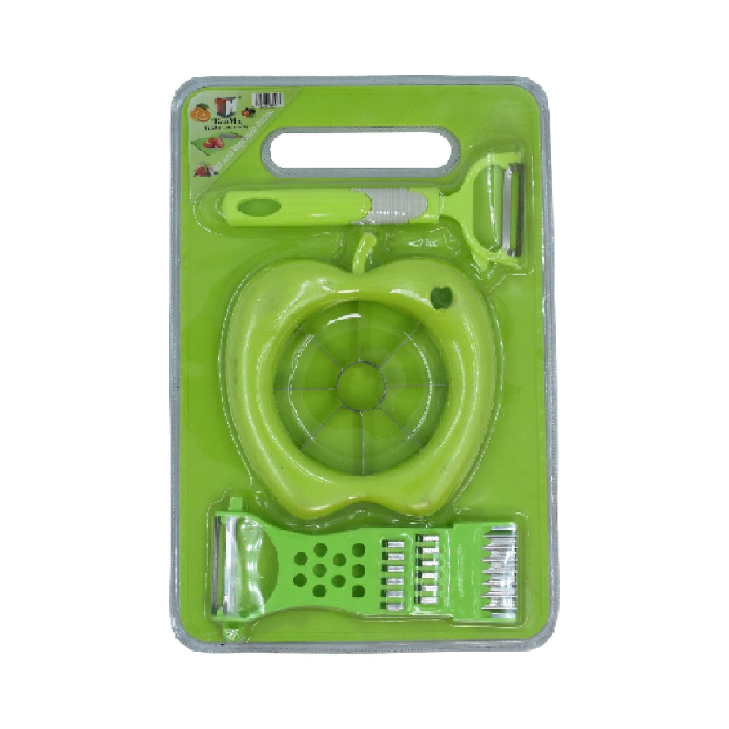 Plastic Chopping Board with Knife Set and Scissor And Wine Stainless Steel And Plastic Kitchen item Multipurpose cutting vegetables thumbnail 5