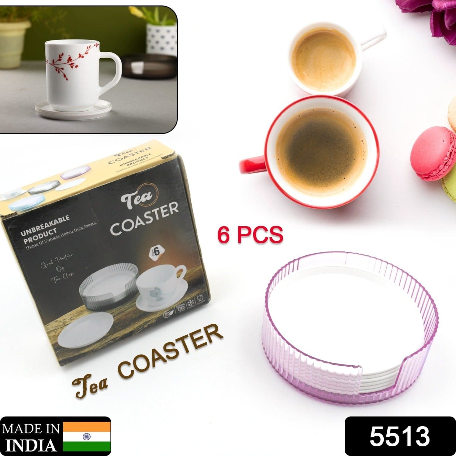 Coffee Table Must-Have: 6 Coasters (Protects Your Furniture) thumbnail 2