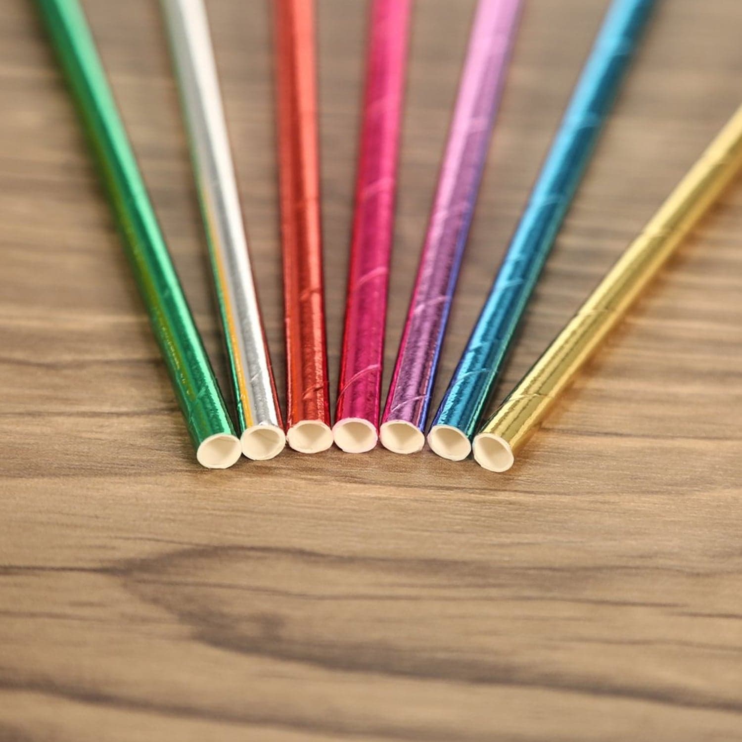 Home Paper Straws Durable & Eco-Friendly Colorful - Drinking Straws & Party Decoration Supplies thumbnail 5