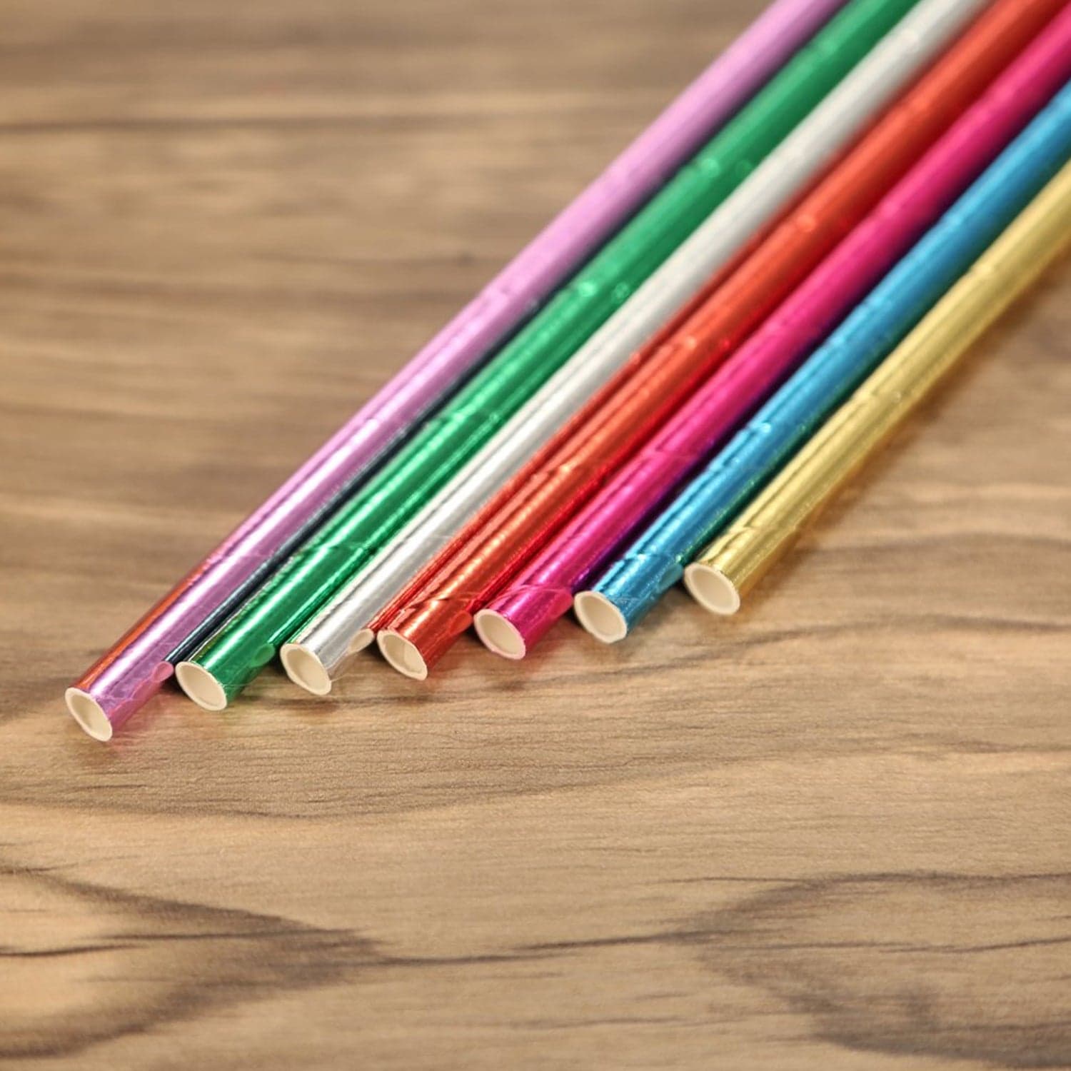Home Paper Straws Durable & Eco-Friendly Colorful - Drinking Straws & Party Decoration Supplies thumbnail 8