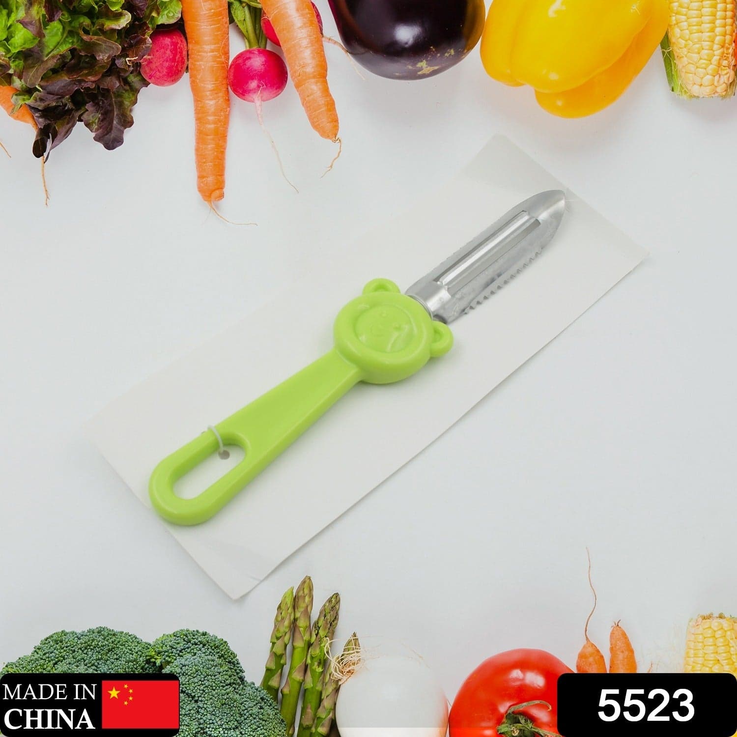 Multi-Purpose Stainless Steel Peeler With Handle For Vegetables thumbnail 2