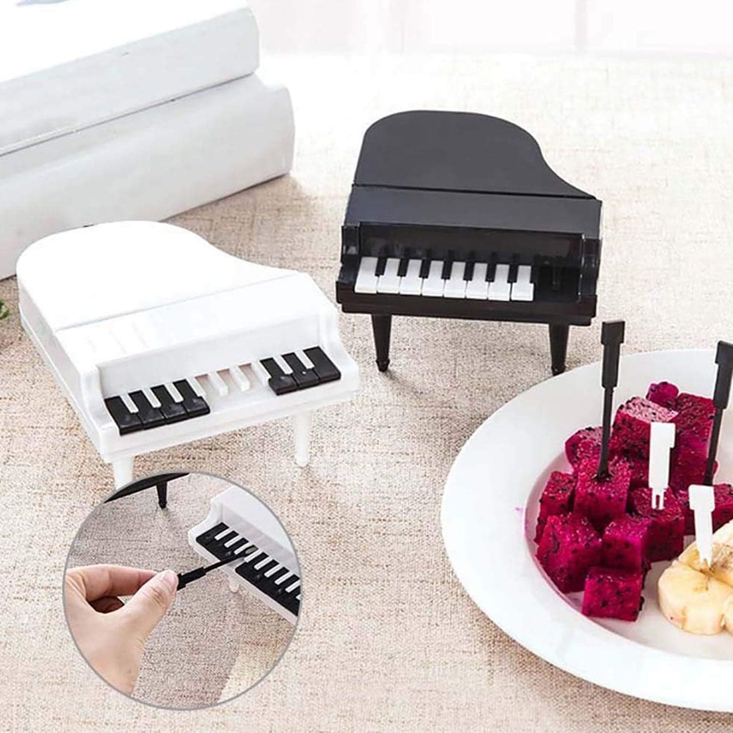 10 Pc Piano Fruit Forks: Fun & Functional for Snacks (Set) thumbnail 6