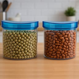 Air Tight & Unbreakable Kitchen Jar Set Food Storage Containers For Dry Fruits