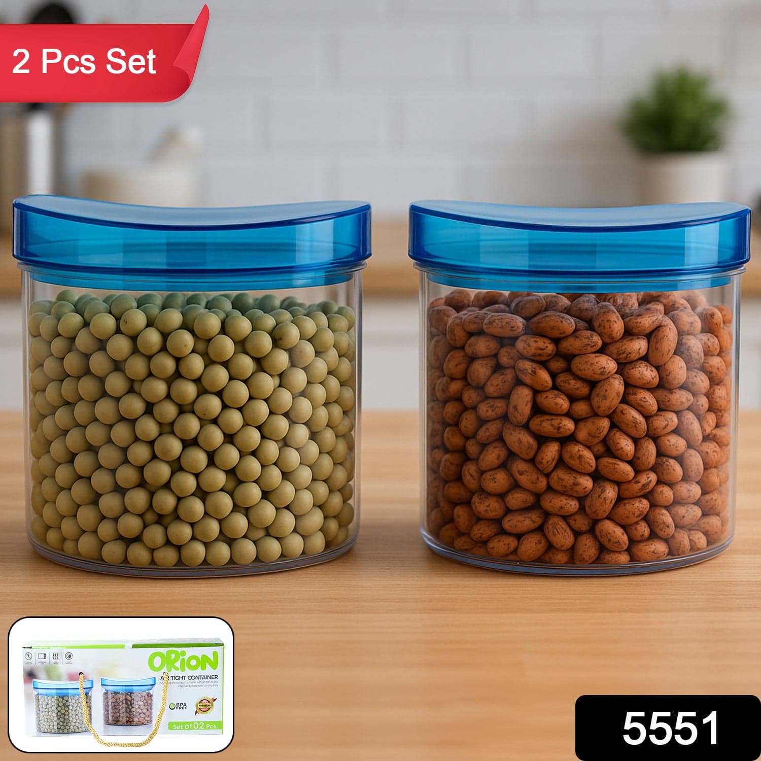 Air Tight & Unbreakable Kitchen Jar Set Food Storage Containers For Dry Fruits thumbnail 2