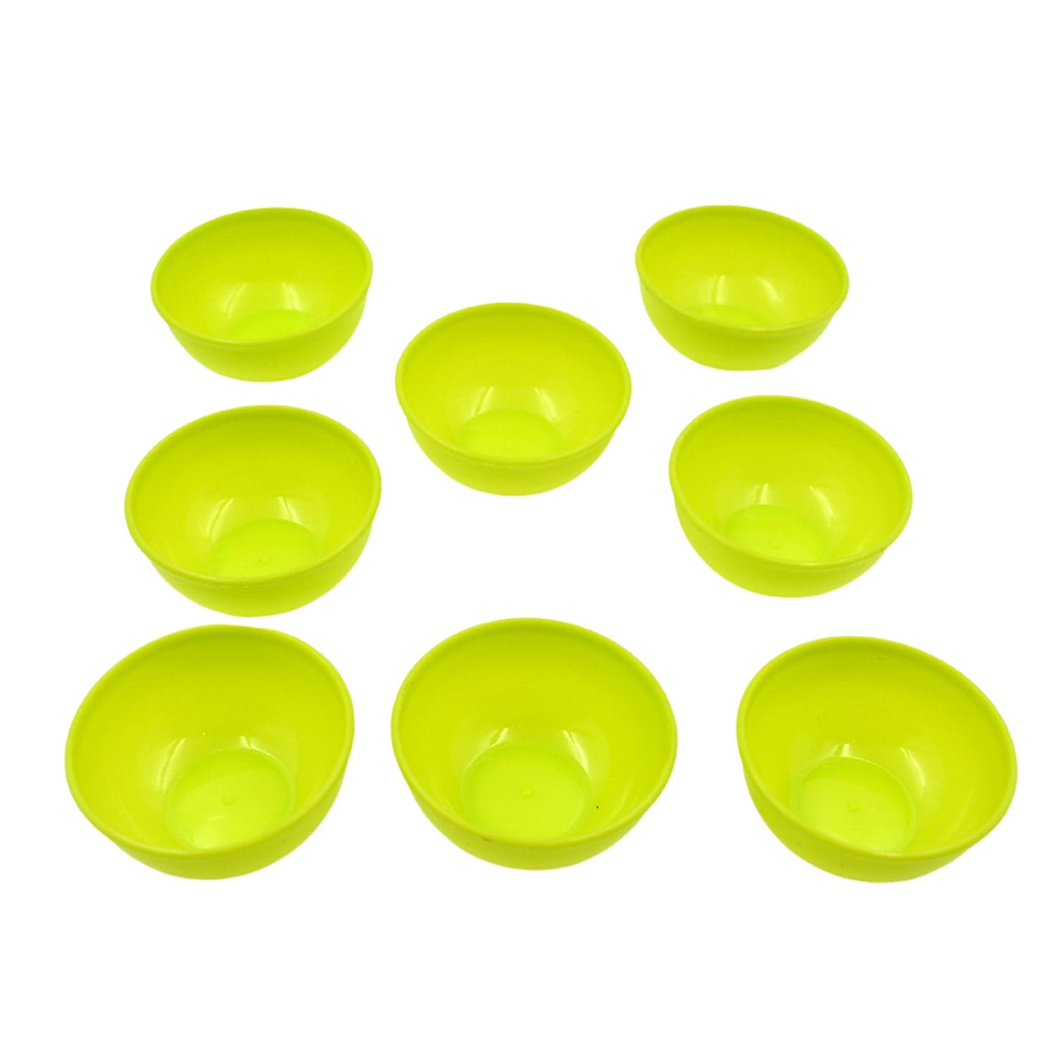 Multipurpose Small Round Plastic Bowl / Katori, Microwave Safe Reusable Lightweight Bowl, Dishwasher Safe Chutney Bowl (8 Pcs Set) thumbnail 5