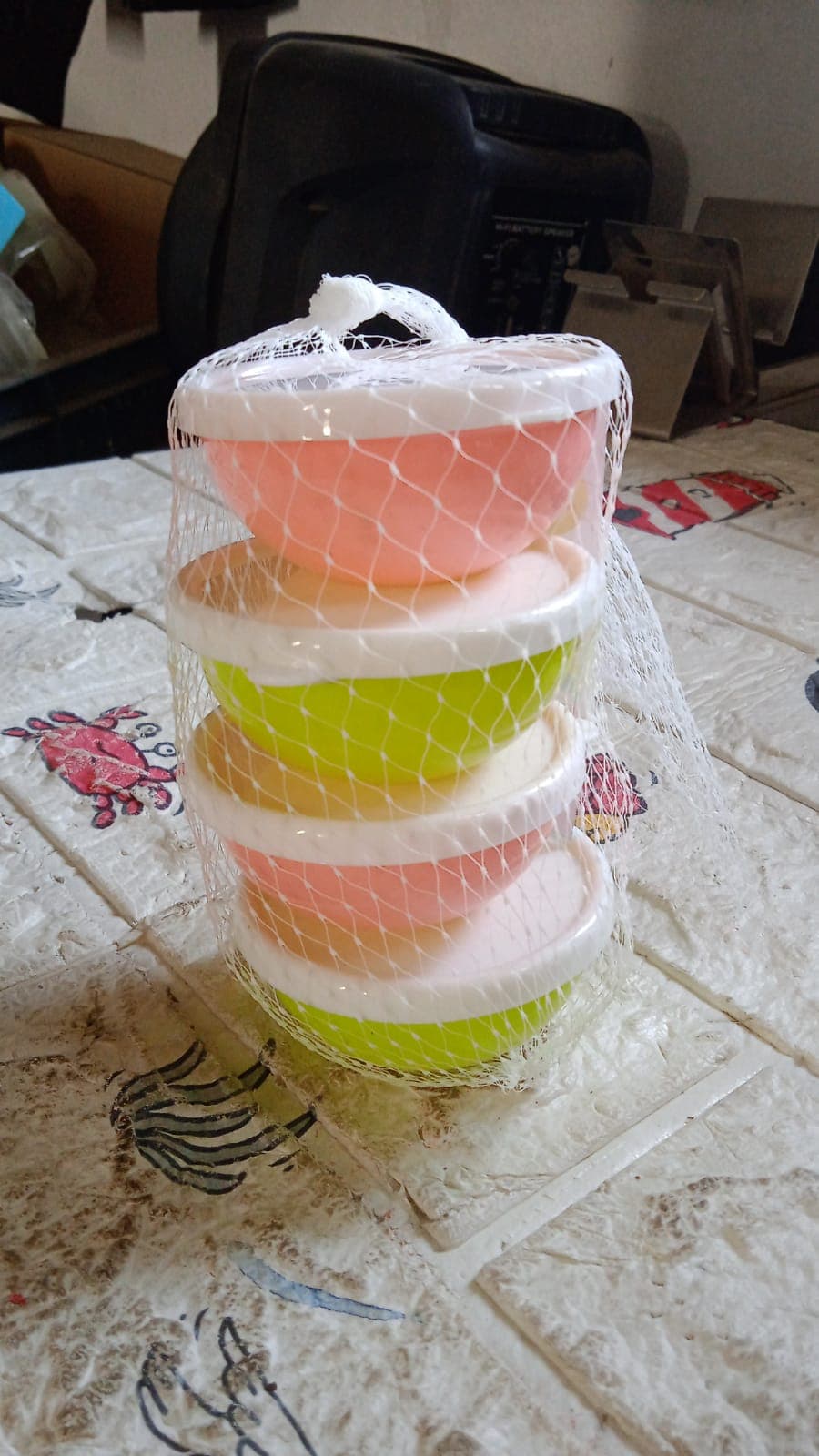 Multipurpose Small Round Plastic Bowl / Katori With Lid thumbnail 8