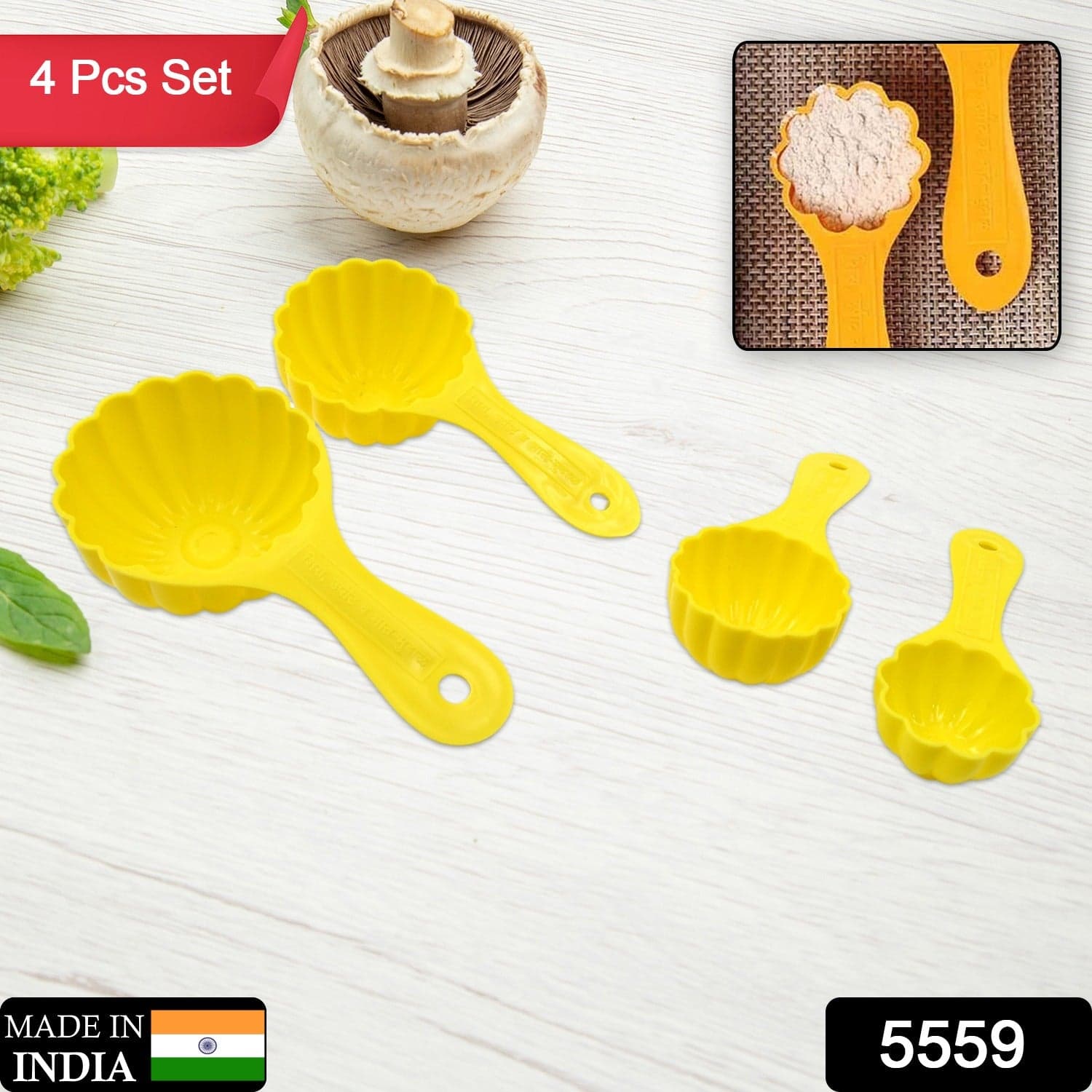 Plastic Kitchen Tool Mould / Ladoo Mould Spoon Ladoo Making Spoon Set For Kitchen Multipurpose thumbnail 2