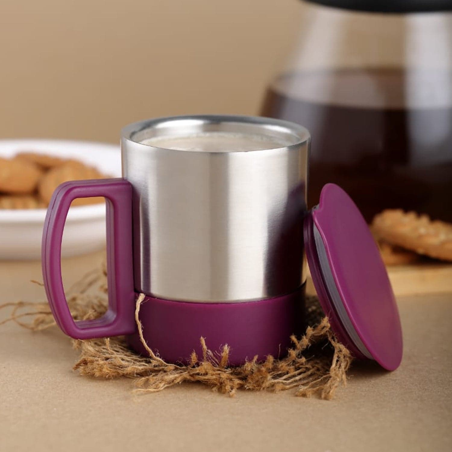 Stainless Steel Coffee/Tea Cup thumbnail 1