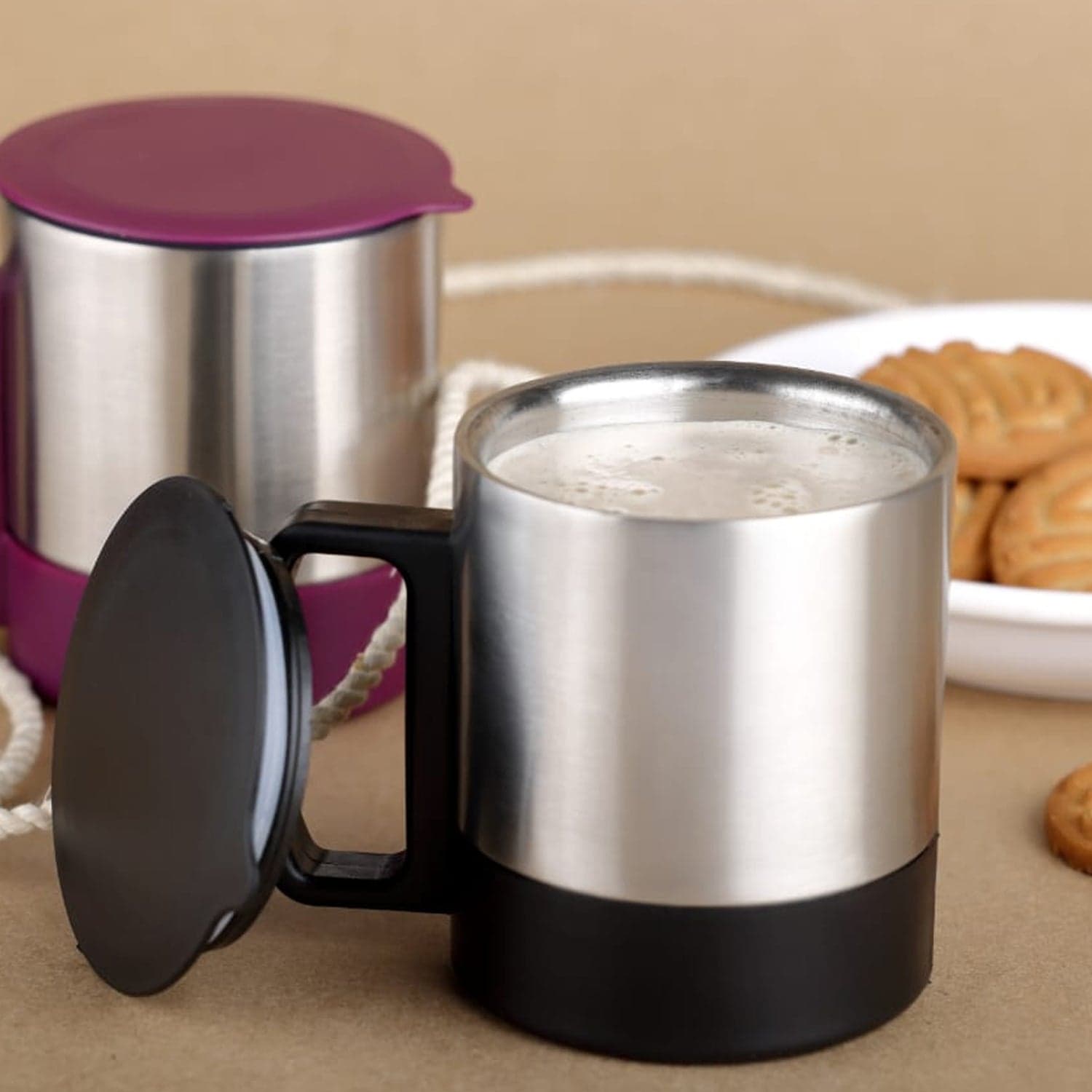 Stainless Steel Coffee/Tea Cup thumbnail 3