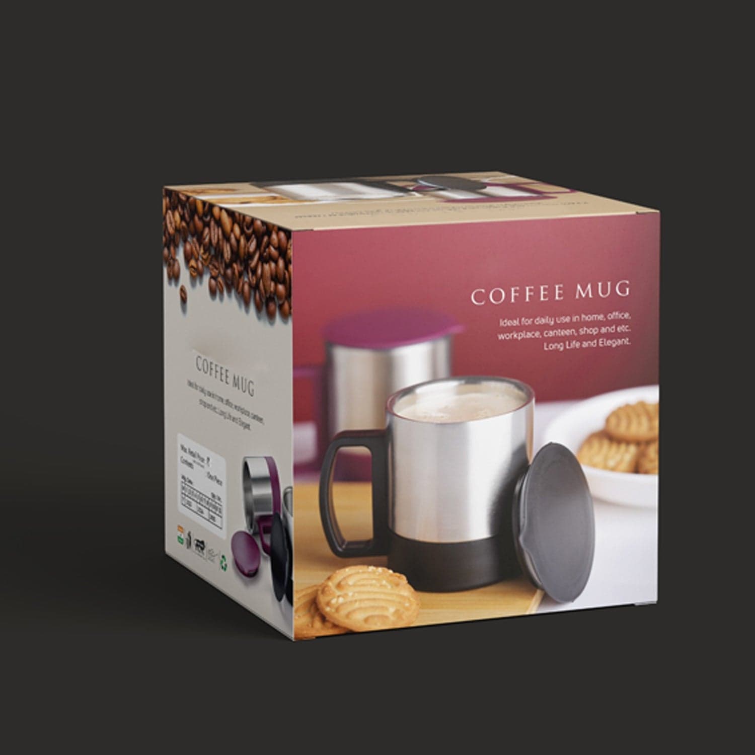 Stainless Steel Coffee/Tea Cup thumbnail 7