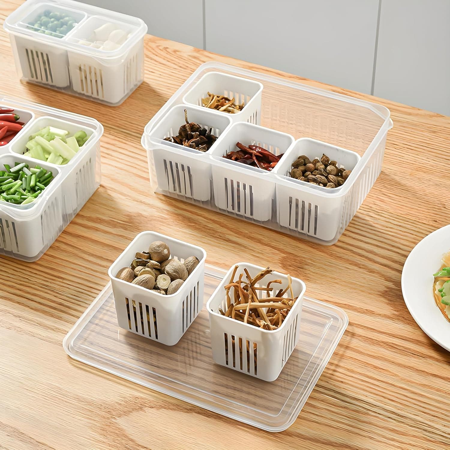 Fridge Storage Boxes Freezer Storage Containers thumbnail 4