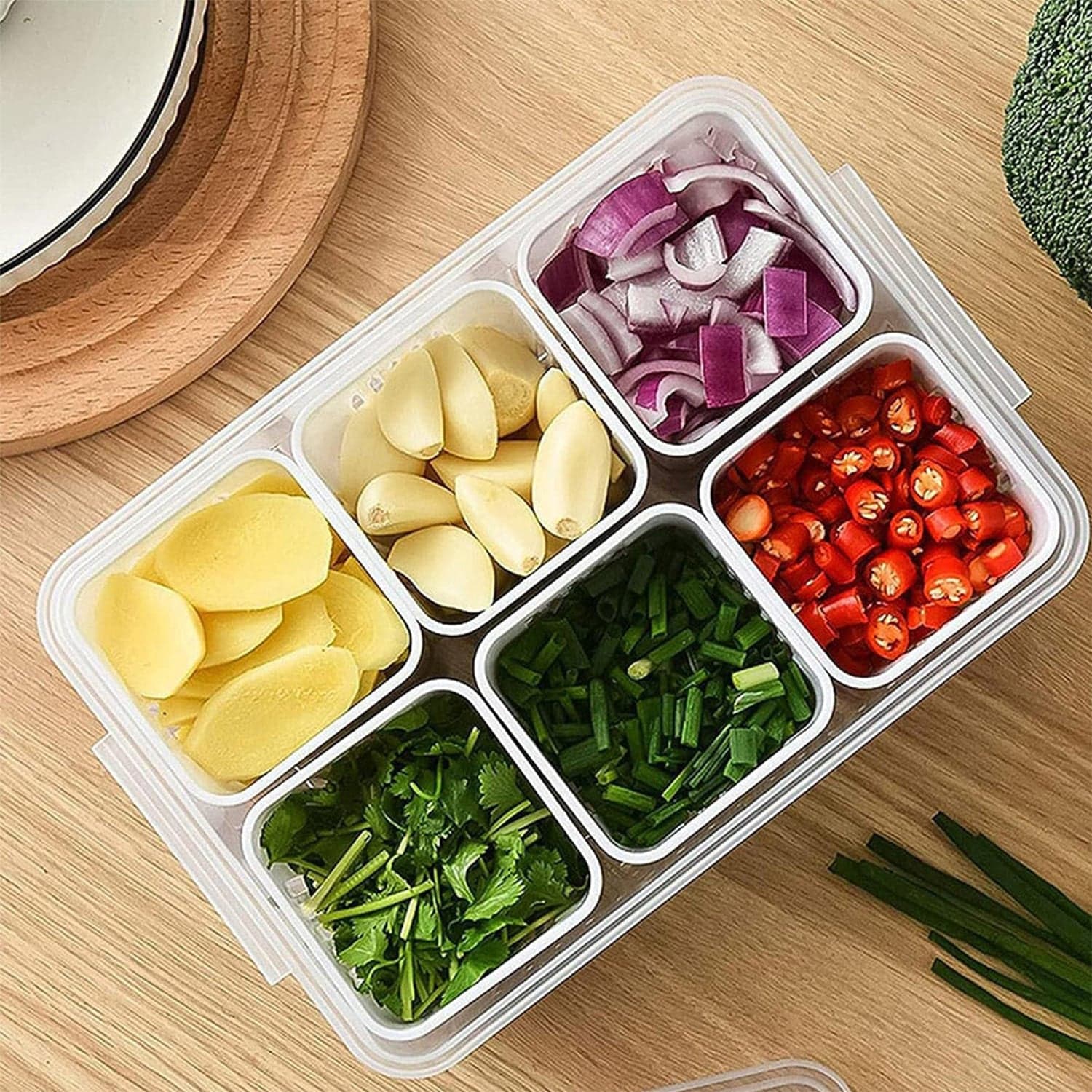 Fridge Storage Boxes Freezer Storage Containers thumbnail 5